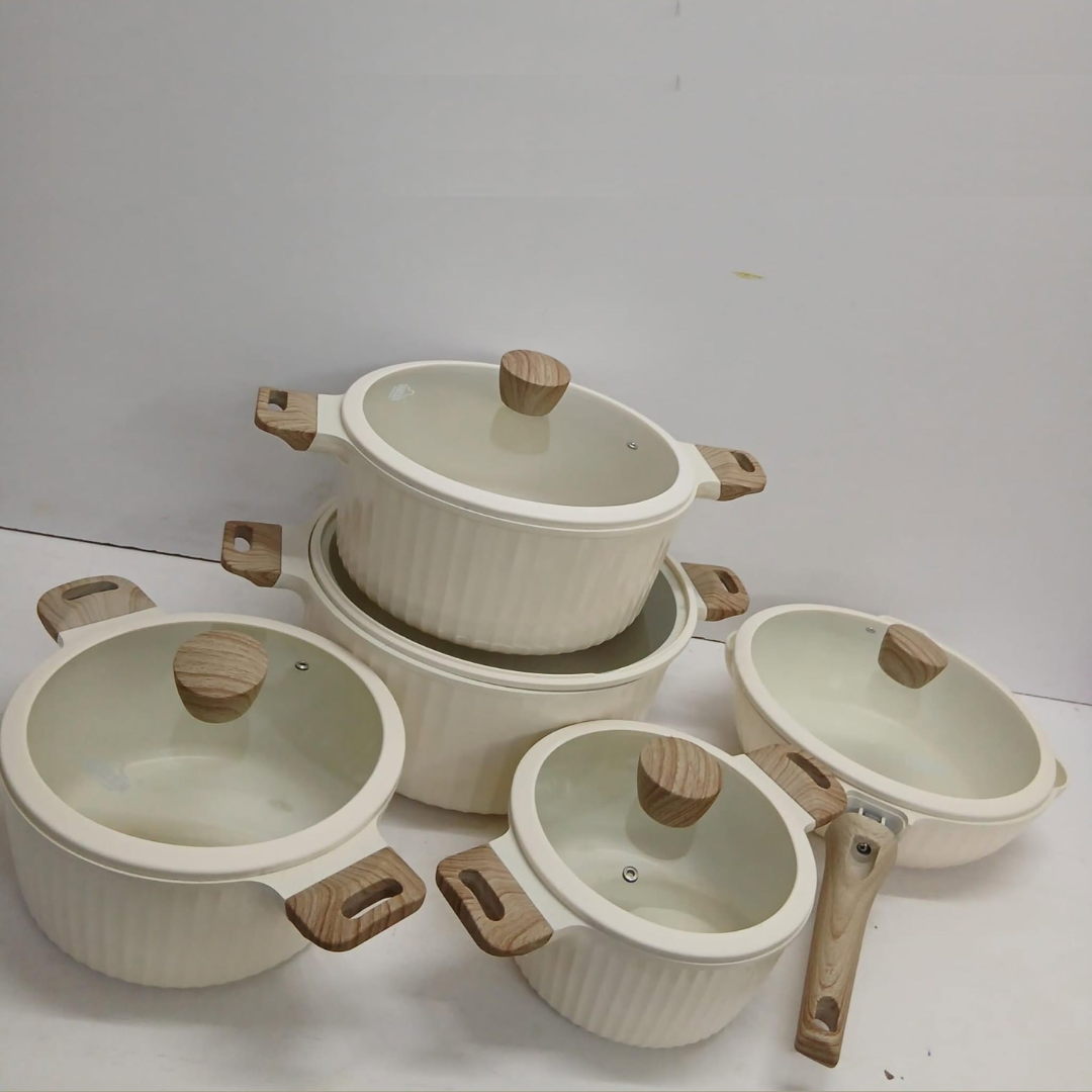 10PCS Uakeen Nonstick Cookware Set (VK 49)
