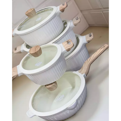 10PCS Uakeen Nonstick Cookware Set (VK 49)