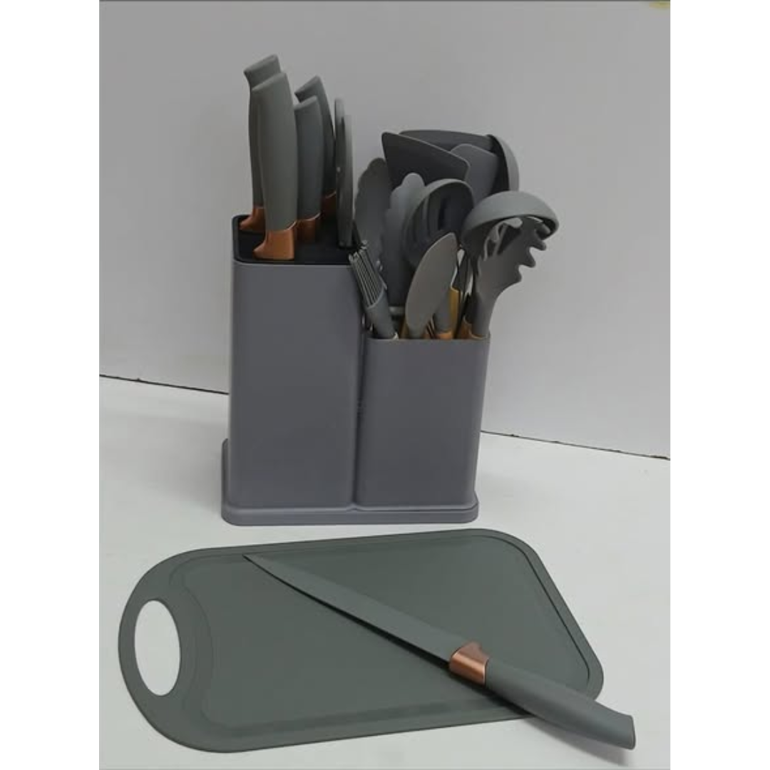 19-in-1 Heat-Resistant Silicone Kitchen Utensil Set