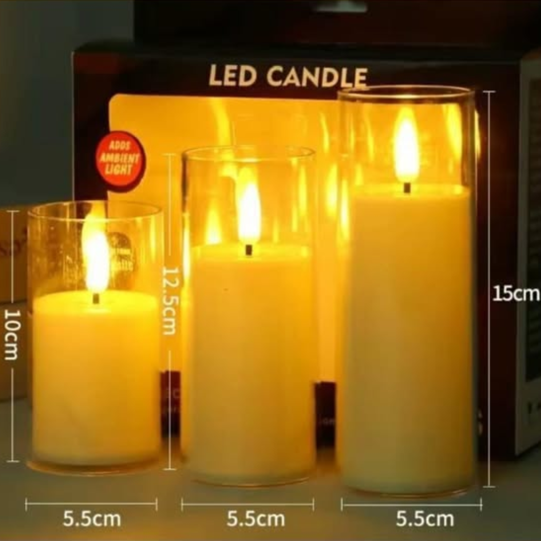 3-in-1 Flameless LED Candle