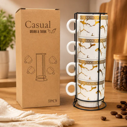 Ceramic Coffee Cup Set
