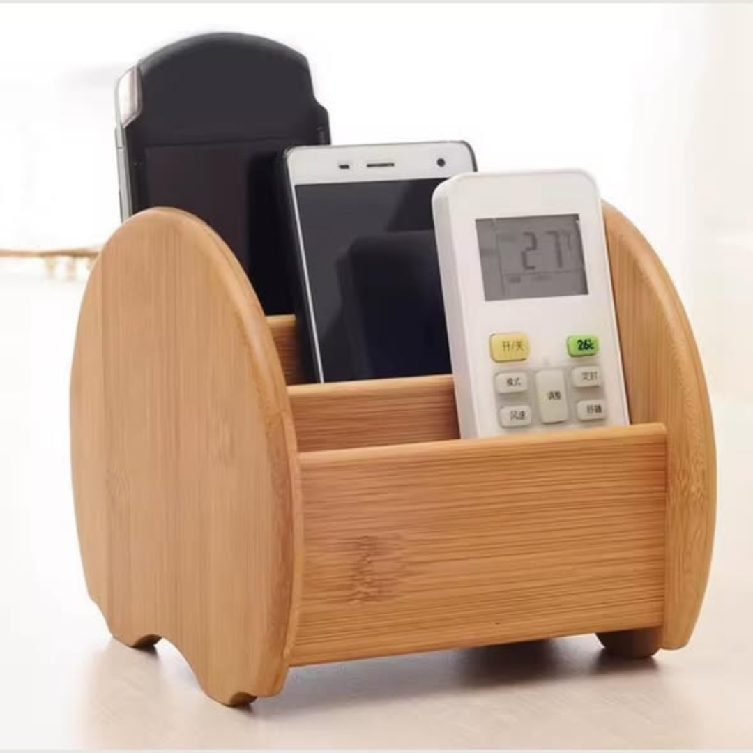 Classic Bamboo Desktop Organizer