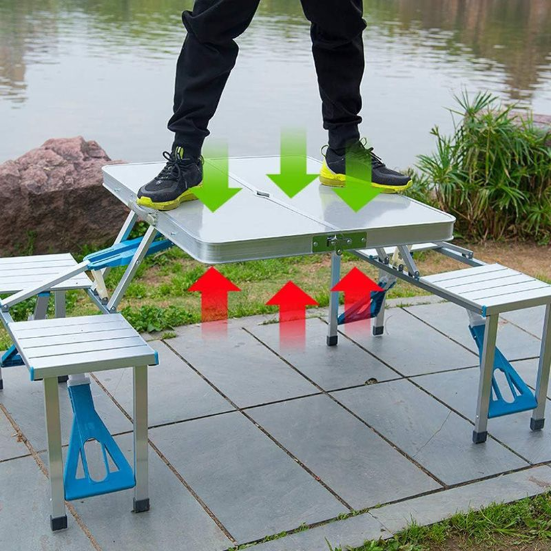 Foldable Table with Seats