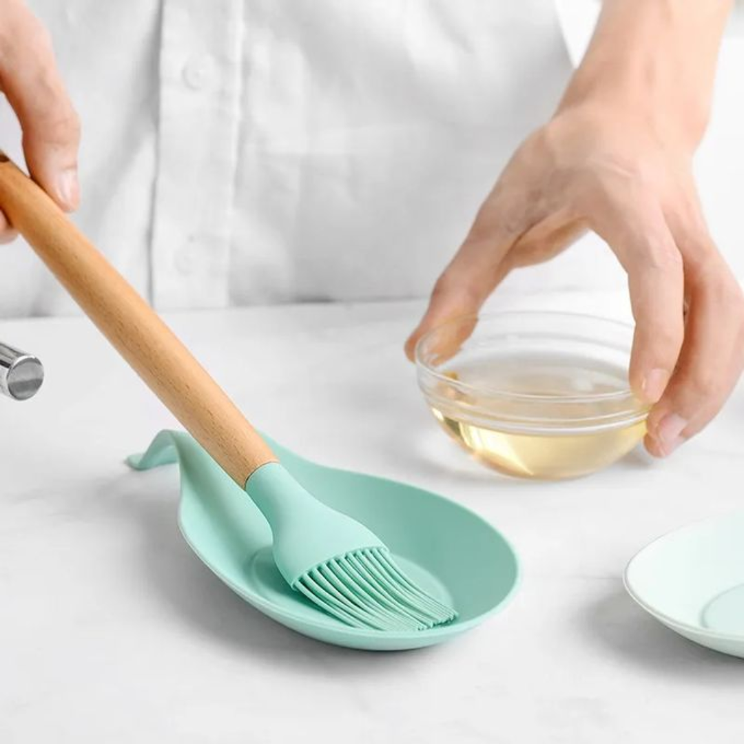 Heat-Resistant Silicone Spoon Rest