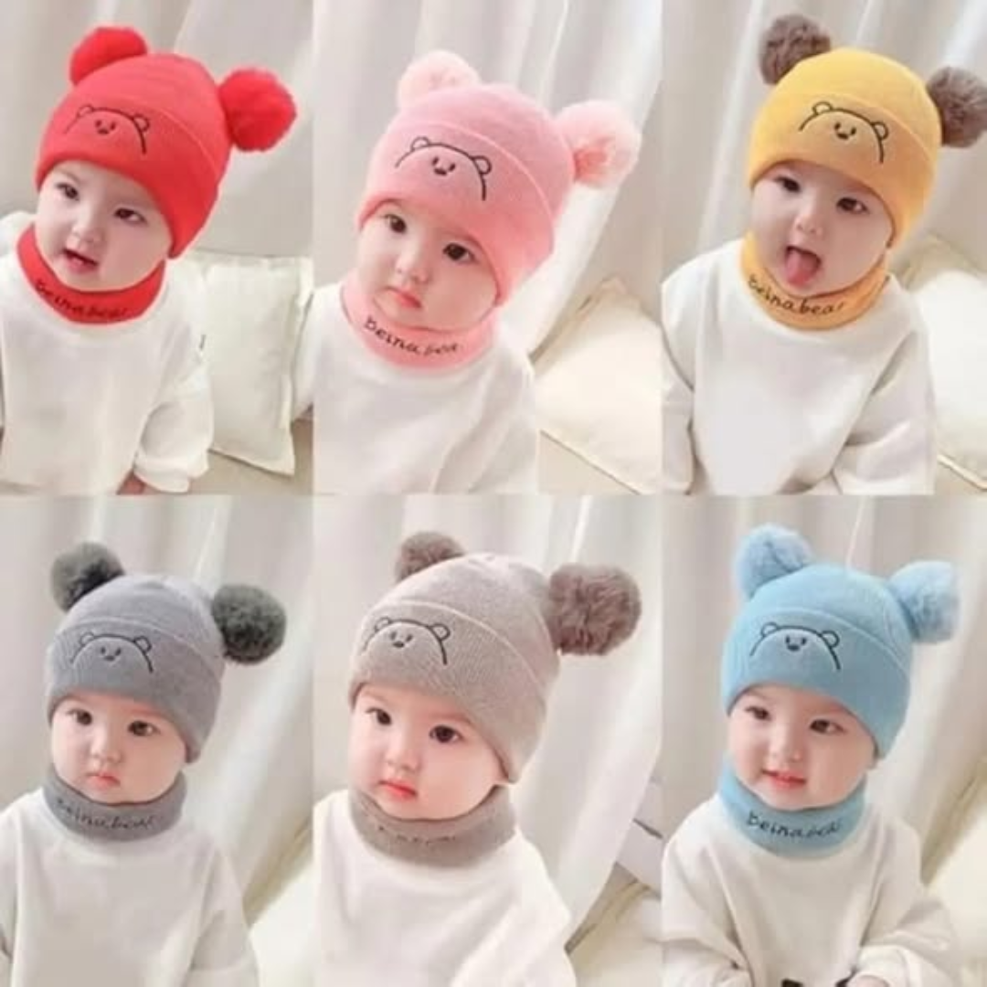 KIDS BEANIE AND SCARF SET