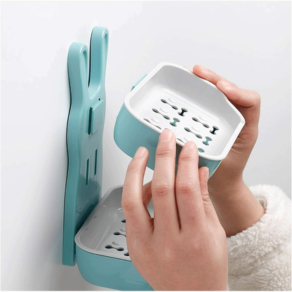 Mouse-Shaped Double Layer Soap Dish