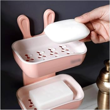 Mouse-Shaped Double Layer Soap Dish