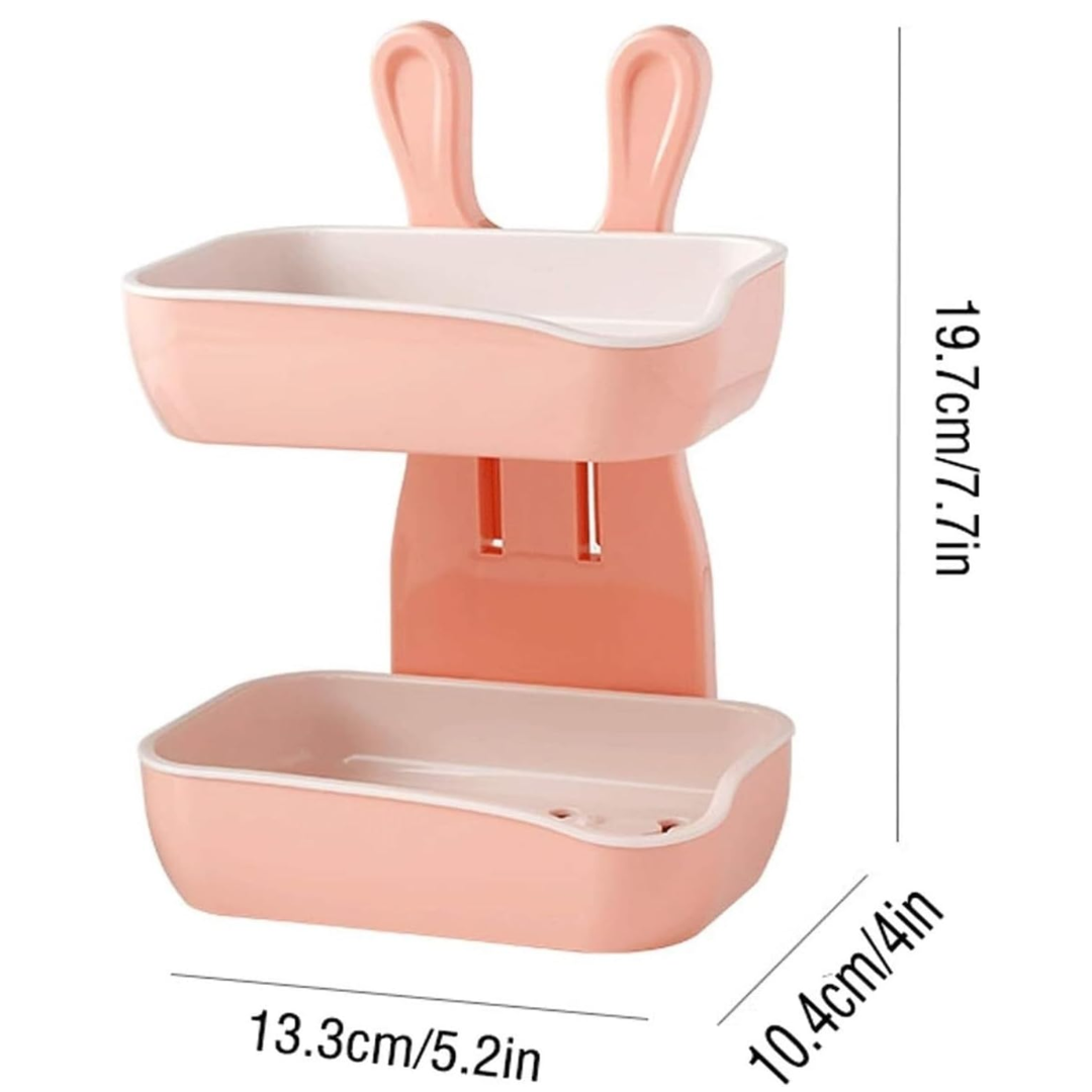Mouse-Shaped Double Layer Soap Dish