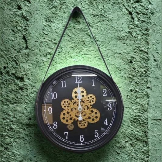Rotating Moving Gear Wall Clock