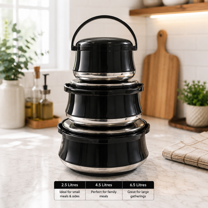 Royal 3-Piece Insulated Casserole Hotpots