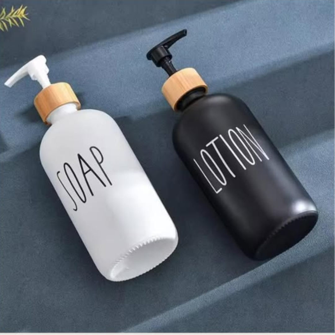 Soap / Lotion Dispenser Set with Stand 